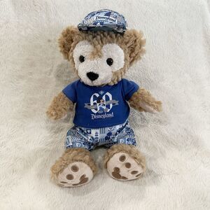 Disneyland Resort 60th Anniversary Duffy Bear Plush 14” Stuffed Animal Toy